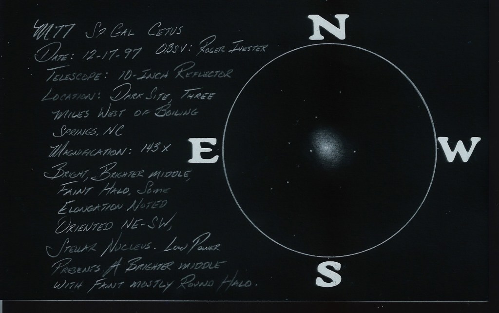 M77 Spiral Galaxy in Cetus