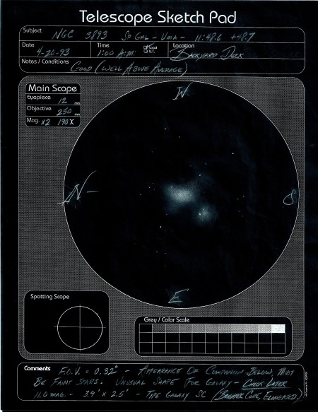 NGC 3893 and 3896 - Ursa Major -1